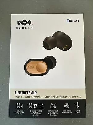 NEW House Of Marley Liberate Air Truly Wireless Earphones (EM-DE011-SBA) • $50