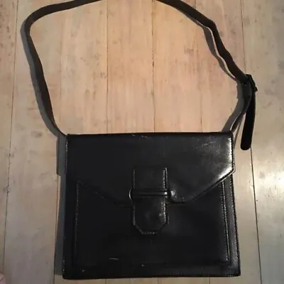 Yves Saint Laurent Shoulder Bag Leather Handbag Black Women'S Vintage Ysl • $155.60