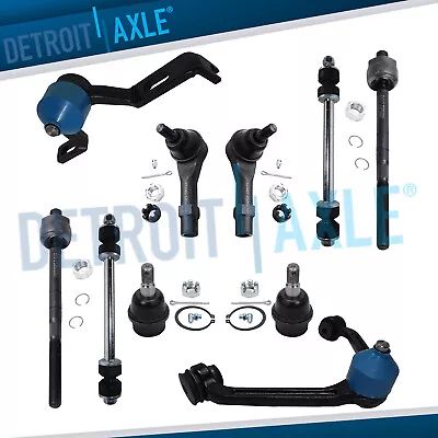 10pc Control Arm Ball Joint Sway Bar Tie Rod Kit For Ford 2WD 4x4 - 2-Piece • $103.55