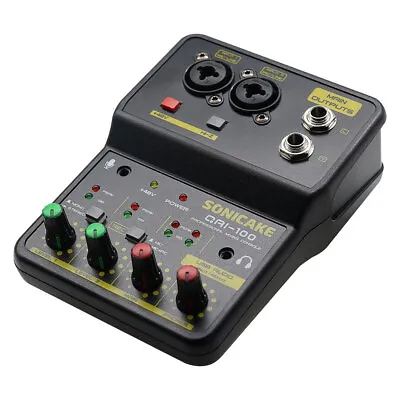 £34.55 • Buy SONICAKE 2 Channel Mixing Console Mini Audio Mixer Mixer Sound Equipment Mixers
