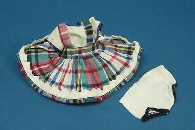 Vintage 1950’s Vogue Ginny Tagged Plaid Dress • $19.99