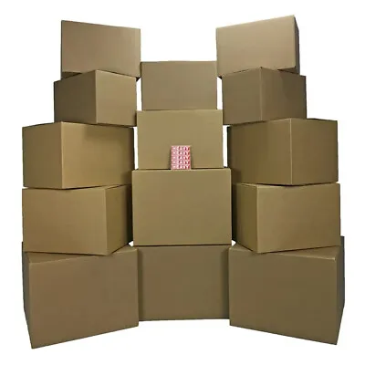 ValueSupplies By UBoxes Moving Kit #2 - 14 Combo Of Small Medium Large Boxes • $24.32