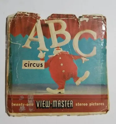 Rare View-Master THE ABC'S Rhyme And Coloring Book - 3 Reel Set + Booklet • $12.75