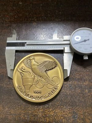 $37.50 • Buy 1984 SARAJEVO Winter Olympic BRONZE FRIENDSHIP Volunteer Participation MEDAL