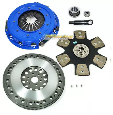 FX 10.5 STAGE 4 CLUTCH KIT+6-BOLT CHROMOLY FLYWHEEL For 96-04 FORD MUSTANG GT • $349