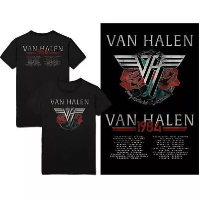 Van Halen 84 Tour T-Shirt Black New • $23.28