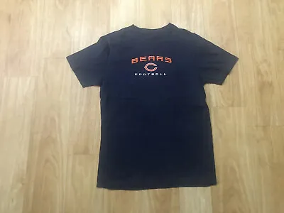 £17.99 • Buy Chicago Bears Cotton T Tee Shirt Small Blue Team Apparel NFL Embroidered