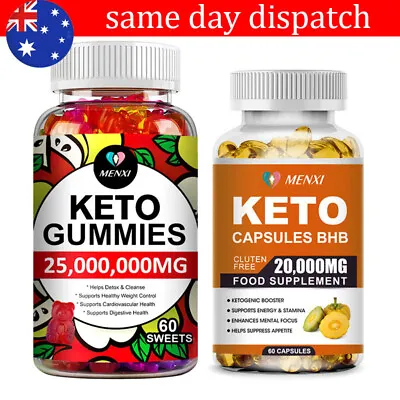 Keto Gummies Ketone Advanced Weight Loss Fat Burner Dietary Supplement Men Women • $21.88