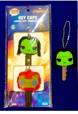 Funko Pop Marvel Key Caps Iron Man Gamora Key Cover Keychain Marvel Corps Exclus • $10.19