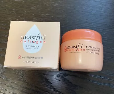 Etude House Moistfull Collagen Sleeping Pack 3.38 Ounce BRAND NEW IN BOX • $25