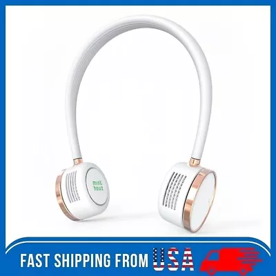 Hanging Neck Fan Portable Cooler Leafless 360 Degree Neckband USB Rechargeable • $3.99
