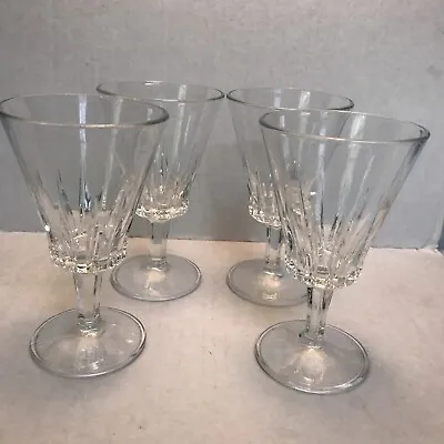 4 Vintage Italian Goblets Footed Cordials Cut Crystal • $30.03