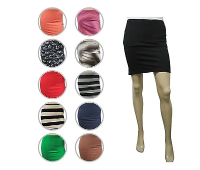 Womens H&M BodyCon STRETCH Fit Mini Skirt Size 4 To 16 Ladies • £2.77