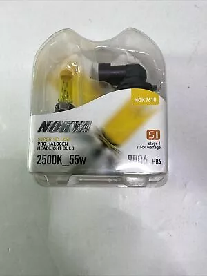 9006 Nokya Hyper Yellow Headlight Fog Light Bulb S1 NOK7610 Halogen Bulb • $18.95