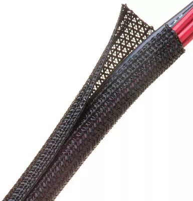 Flexo F6 Braided Wrap Around Side Entry Cable Wire Sleeving - Techflex • $19.99