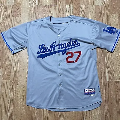 Los Angeles Dodgers Matt Kemp #27 Majestic Jersey 50th Anniversary WS Mens SZ 50 • $34.99