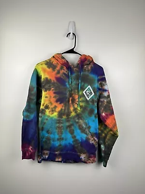 Atmosphere Mountainworks Laramie Wyoming Tie Dye Hoodie Sweatshirt Size Small • $20