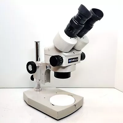 MEIJI TECHNO EMZ-5 Zoom Stereo Microscope SWF10X + Desk Stand SERVICED #906 • $895