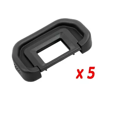 5pcs Rubber Eye Cup For Canon EOS 5D Mark II 6D 80D/70D 60D/50D/40D/30D 5D • £5.77