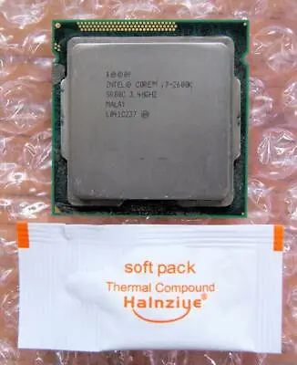 £31.99 • Buy Intel Core I7-2600K SR00C Quad-Core 3.4GHz/8M Socket LGA1155 Processor CPU
