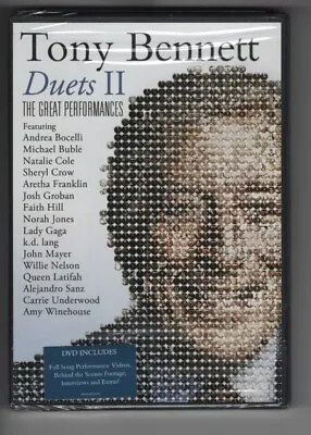 Tony Bennett (DVD 2012) Duets II: The Great Performances NEW SEALED FREE SHIP • $9.99