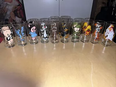 Vintage Warner Bros Looney Tunes Pepsi Collector Series Glasses 12 Pieces • $95