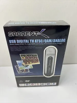 Sabrent USB Digital TV Tuner ATSC/QAM/ANALOG Remote Control Supports HDTV • $24.95