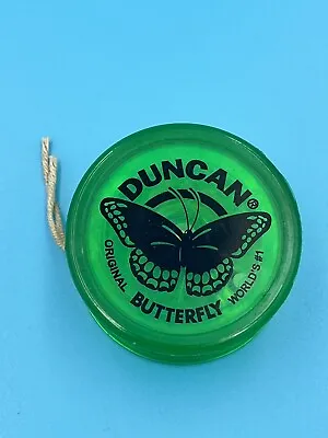 Vintage Duncan Butterfly Green Yoyo Yo-yo • $5.99