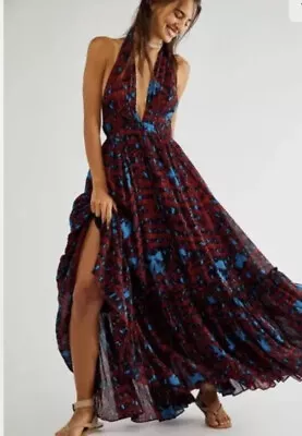 167. Free People Zandra Rhodes Super Nova Maxi Dress Size XS • $148