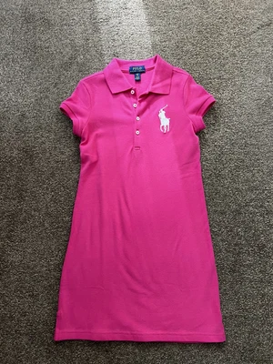 £9 • Buy Polo Ralph Lauren Girls Dress Pink Age 7 Years BRAND NEW 