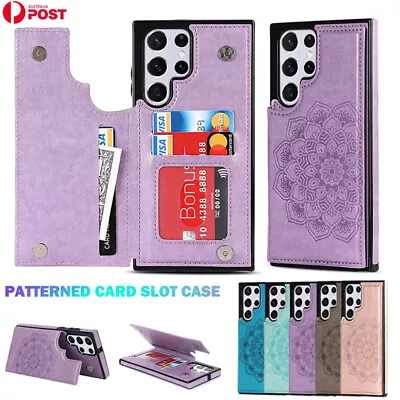 For Samsung S23 S22 S21 S20 FE Note20 Ultra S10 Plus Wallet Case Leather  Cover • $13.99