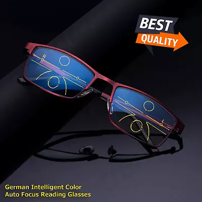 $12.97 • Buy German Intelligent Color Progressive Auto Focus Reading Glasses See More Clearly