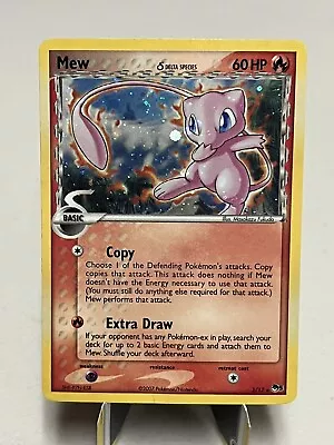 $90 • Buy Holo Mew Delta Species Pokémon 3/17 Pop Series 5 Error Back/Holo TGC