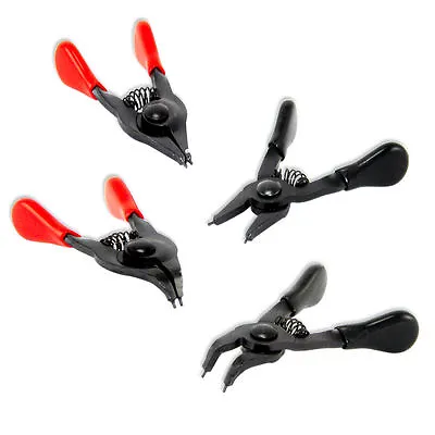 4 Piece Mini Snap Ring Pliers Circlip Retaining Clip Tool Set Internal External  • $10.95