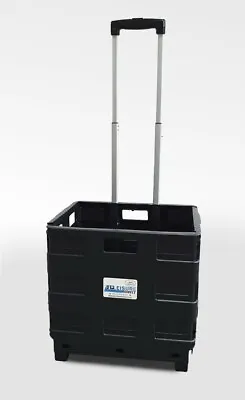 £22.99 • Buy Leisure Direct 40kg Folding Heavy Duty Shopping Boot Cart Crate Trolley Wheels
