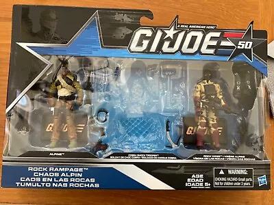 G.I. Joe 50th Anniversary Rock Viper And Alpine 1/18 Scale • $15