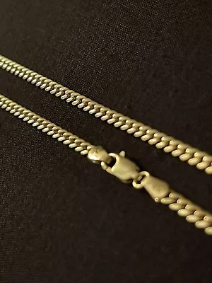 Men's Solid 14k Yellow Gold Miami Cuban Link Chain 3mm • $893
