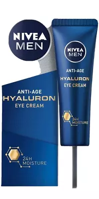 £11.49 • Buy NIVEA MEN Hyaluron Eye Cream (15ml), Powerful Anti-Ageing Eye Cream