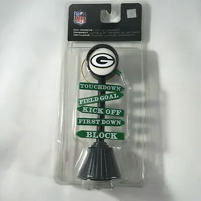 Green Bay Packers Fan Crossing Ornament NFL Football Light Up Ornament • $12.97