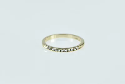 14K Classic Diamond Vintage Wedding Band Ring Yellow Gold *99 • $149.95