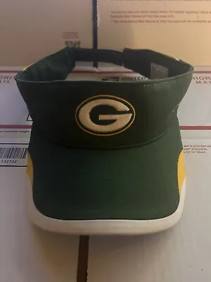 Green Bay Packers Visor Hat Cap Reebok Green NFL Football • $10