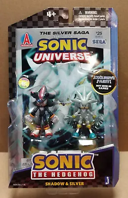 Jazwares Sonic The Hedgehog Shadow & Silver Comic Book Pack Exclusive Paint NEW • $174.99