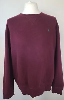 £19.99 • Buy Polo Ralph Lauren Mens Sweatshirt Size L, Burgundy, Good Condition.      BE9