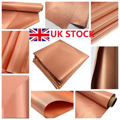 £10.99 • Buy 1-10M Copper Fabric RFID RF Shielding Anti-Radiation EMF Blocking 1.1M UK STOCK