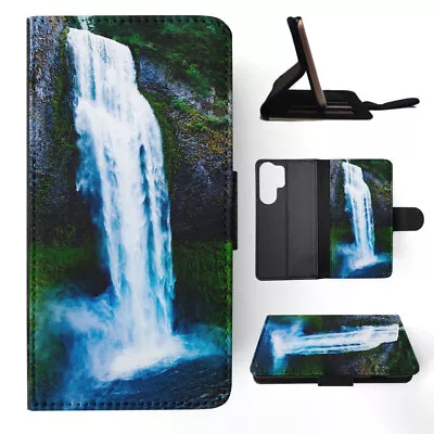 Flip Case For Samsung Galaxy|waterfall River Lake 7 • $19.95