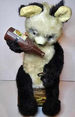Vintage 1960's Thirsty Panda Bear Windup Toy Project Piece • $11.99