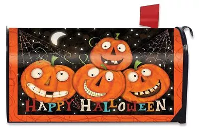 Happy Jacks Magnetic Mailbox Wrap Cover Standard Size Happy Halloween Pumpkins • $19.31