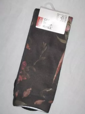 BNWT  VANS Off The Wall Death Bloom Socks   Black  Size 8½ - 12 • £10.29