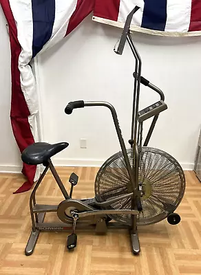 Vintage SCHWINN EXERCISE BIKE Airdyne Fan Stationary Bicycle Home Gym 90s • $299.99