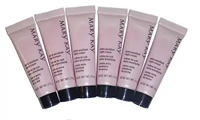 Lot Of 6 Mary Kay Extra Emollient Night Cream ~ Travel Size ~ Set / Pack • $21.59